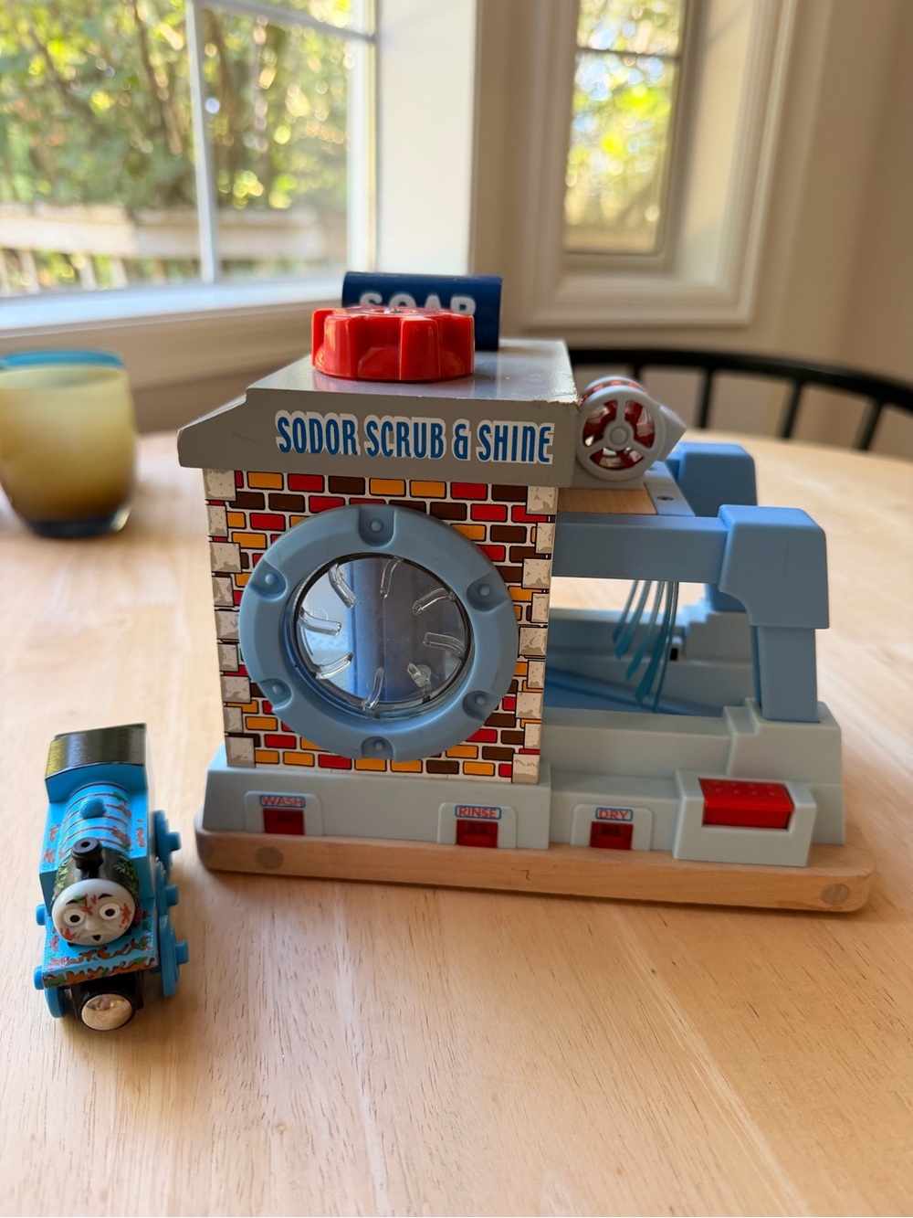 Thomas The Train Wood Car Wash Toy